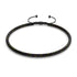 Serpentine | Rainbow Eclipse Hematite x Gunmetal | Double Wave Necklace